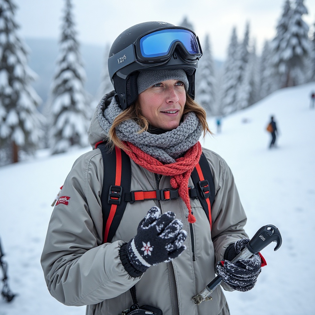 Инструктор по горным лыжам на Красной Поляне