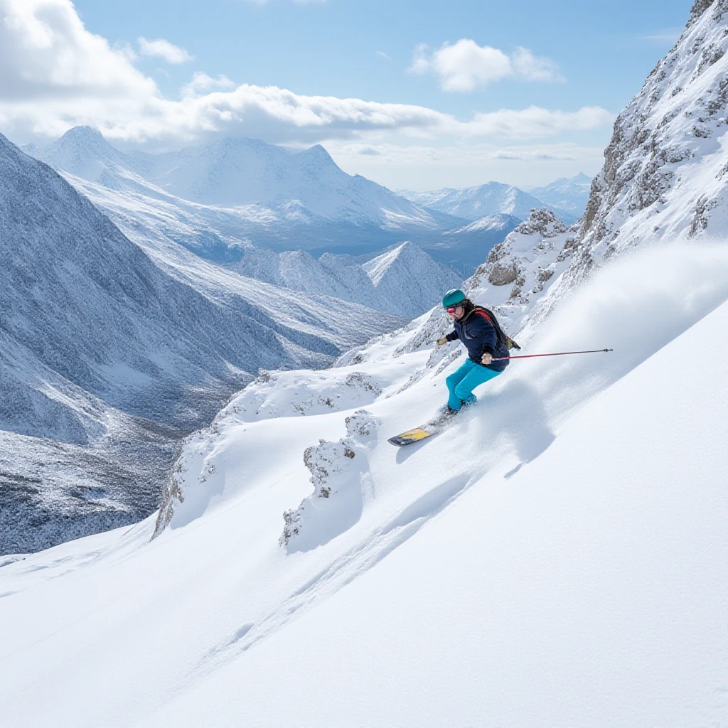 Фрирайд на Камчатке - катание по вулканам