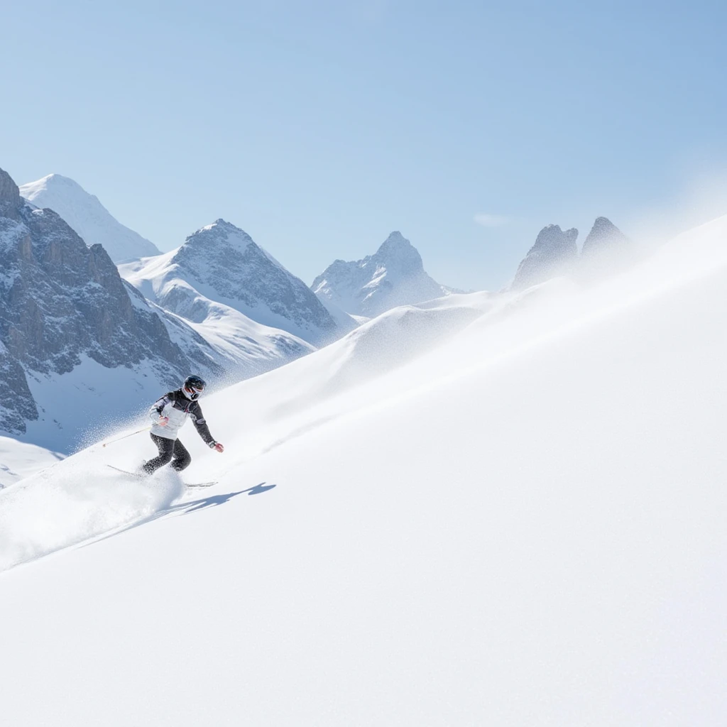 Спуск по целине в Приисковом