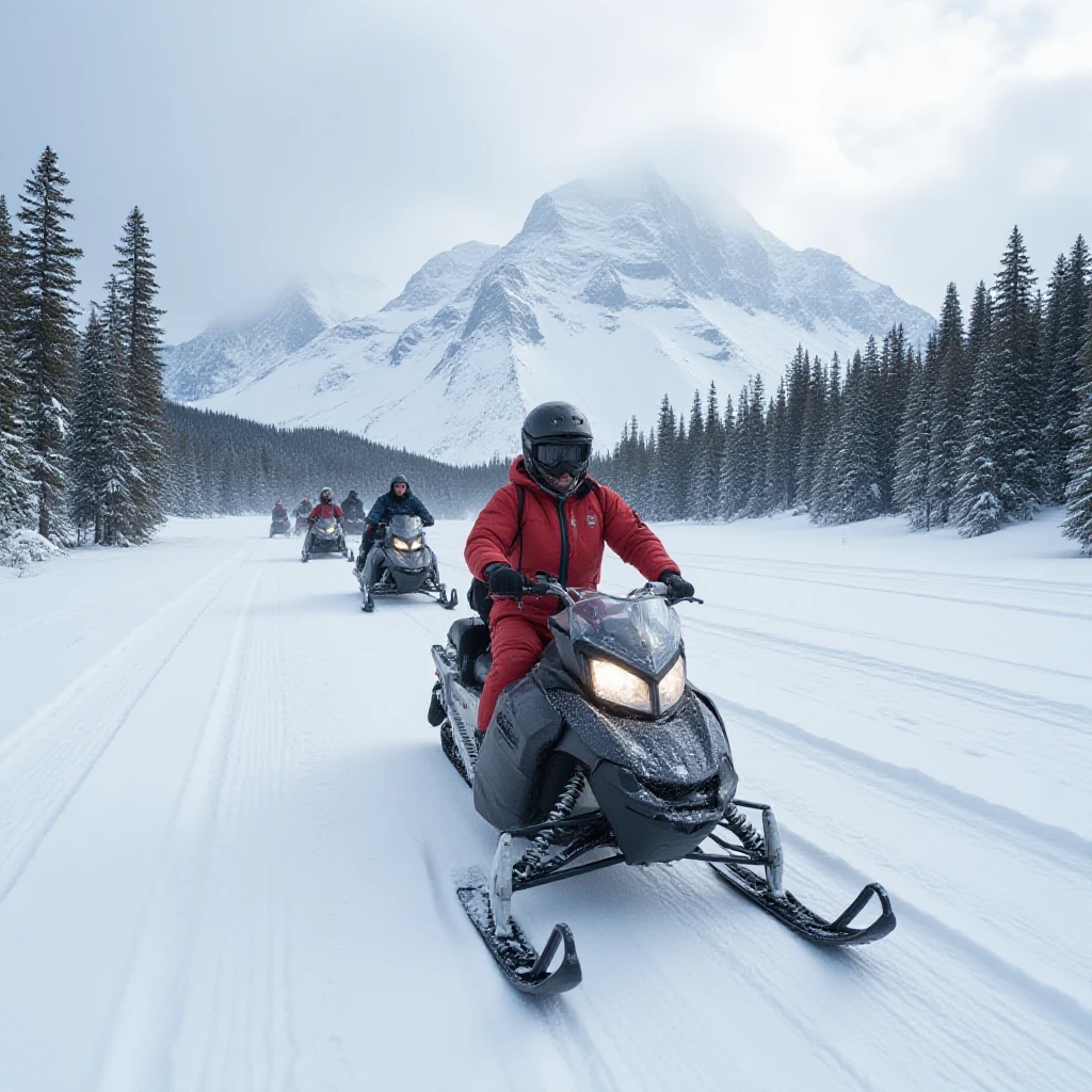 Снегоходная экспедиция в Приисковом