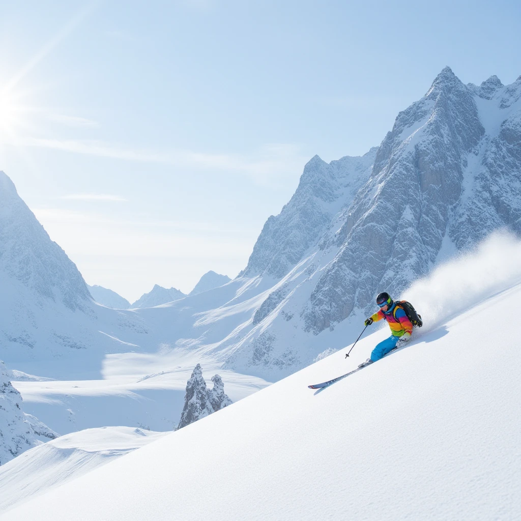 Фрирайд на горе Зелёная в Шерегеше